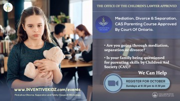 The Office Children's Lawyer Approved - Divorce & Separation Parenting Course (Sundays in Oct)